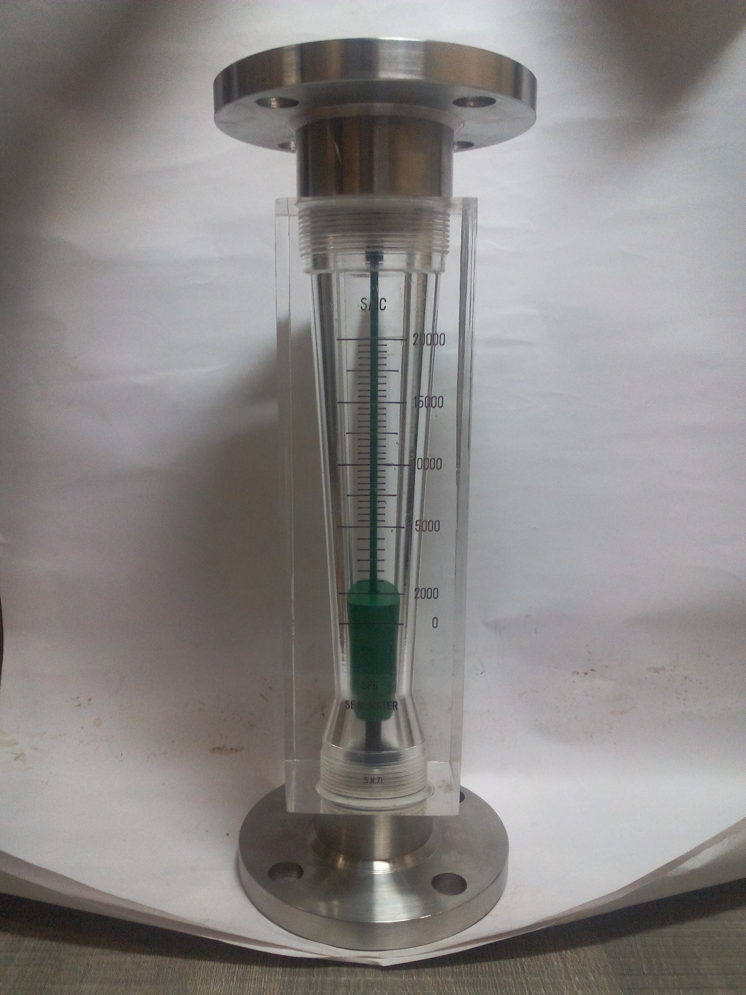 Flange Type Rota meter for Sewage Water Treatment Plant 